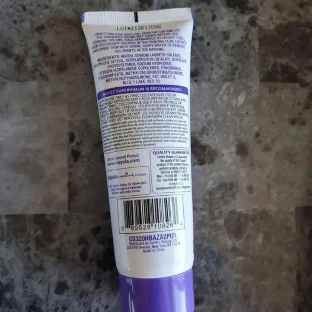 Cocomelon Memory Game, Crayola Bath Pens Set, and Purple Bath Paint